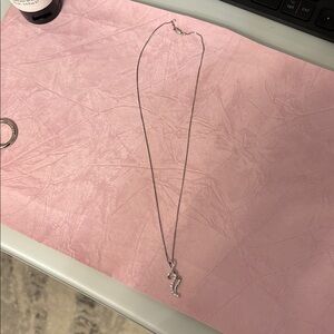 Stylish Silver Twist Necklace